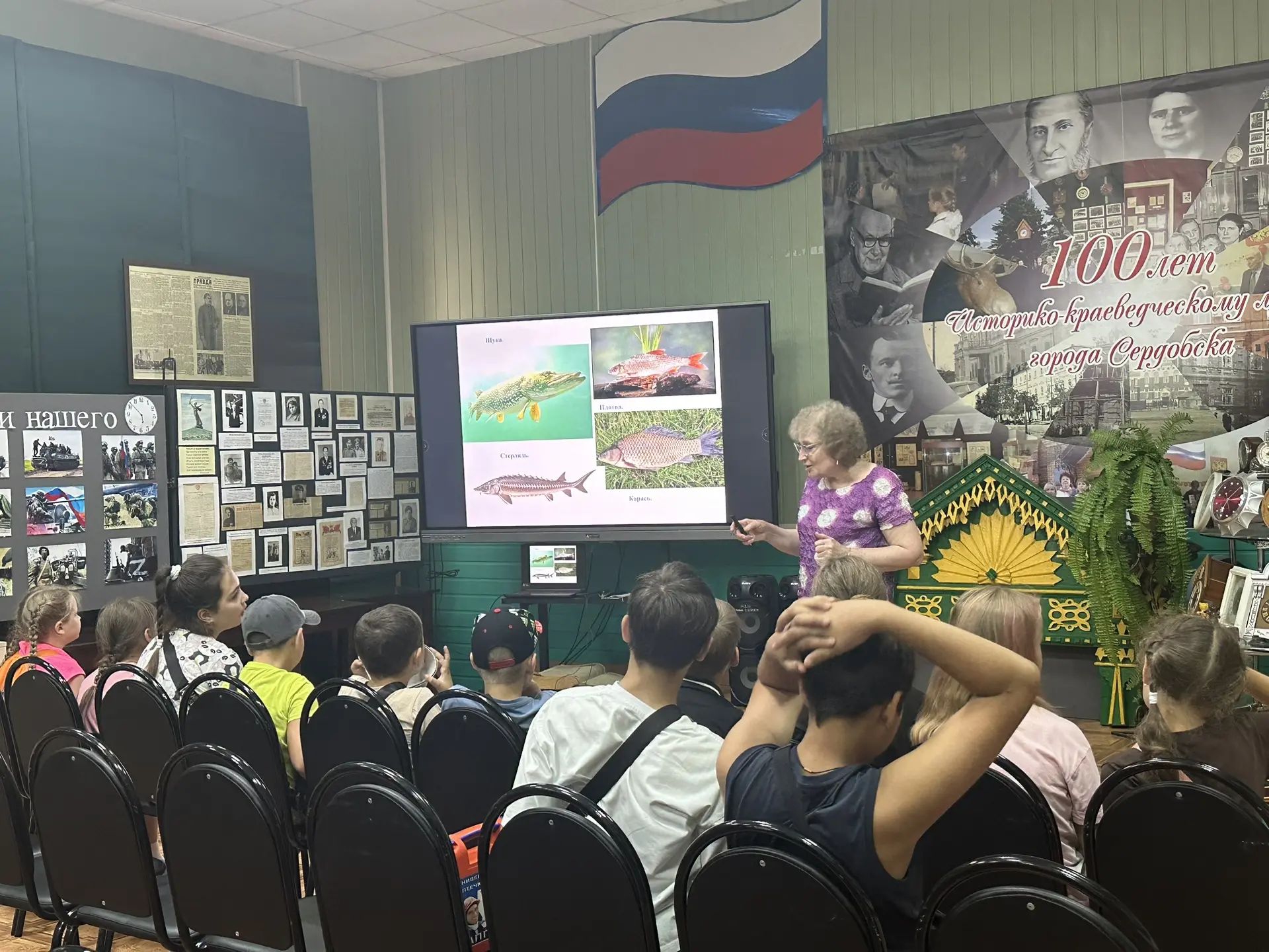 «Природа нашего края» для ребят из пришкольного лагеря 